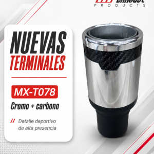 TERMINALES ACERO INOXIDABLE:MX-T078